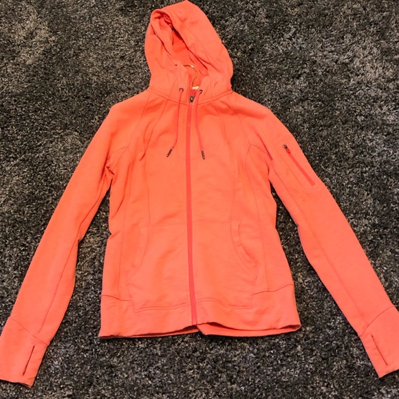 Athleta Tops - Athlete Coral Zip up Hoodie